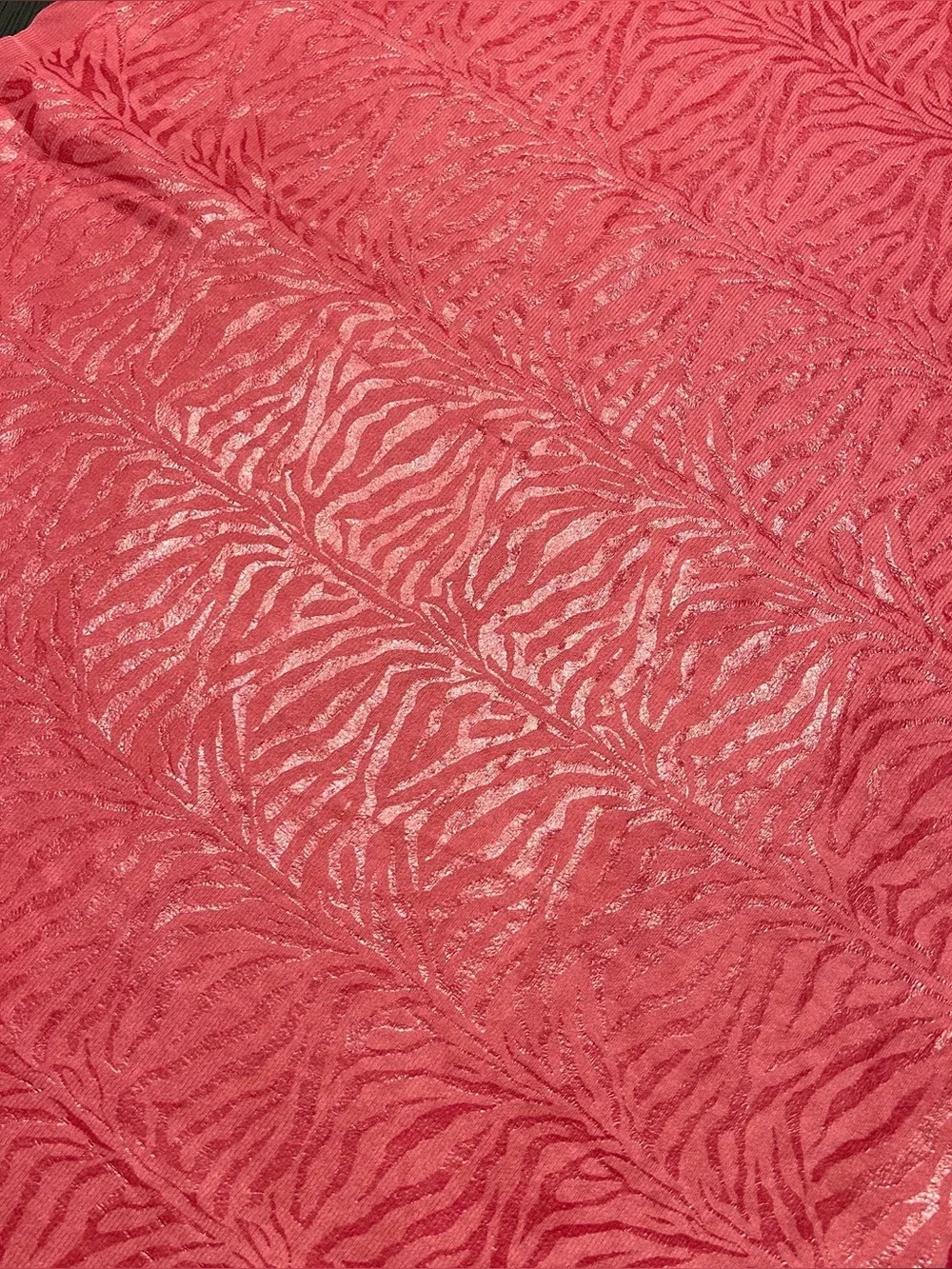 Pink Shimmery Knit Fabric - 1 yard @ 60” wide (F02)